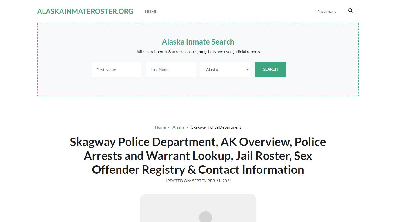 Skagway Police Department, AK: Recent Arrests, Jail Roster, Search ...